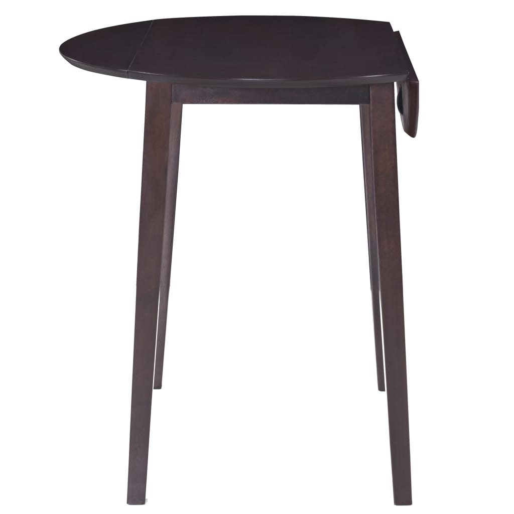 vidaXL Barový stůl z masivního dřeva 90 x 91 cm tmavě hnědý