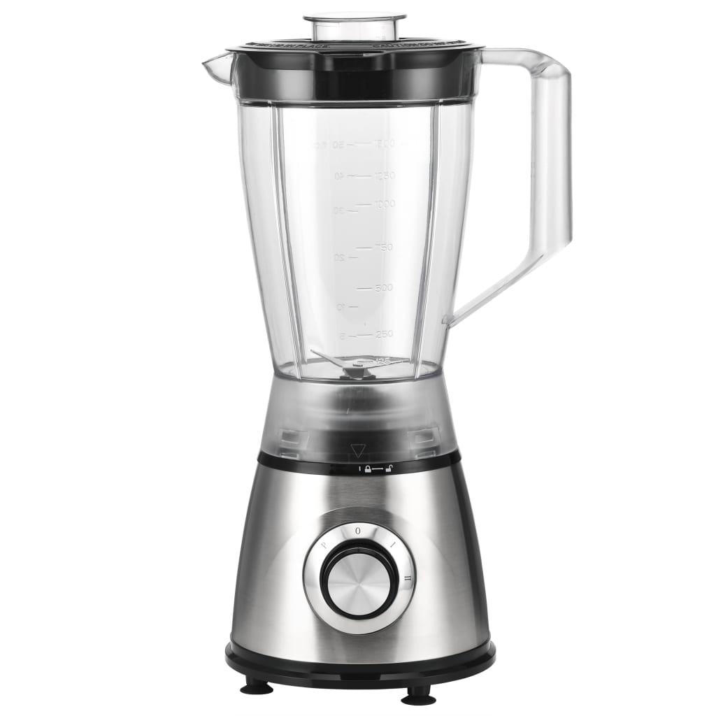 vidaXL Blender smoothiemaker laag geluidsniveau 1,5 L roestvrij staal