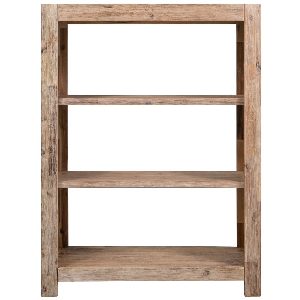 

vidaXL Boekenkast met 3 schappen 80x30x110 cm massief acaciahout