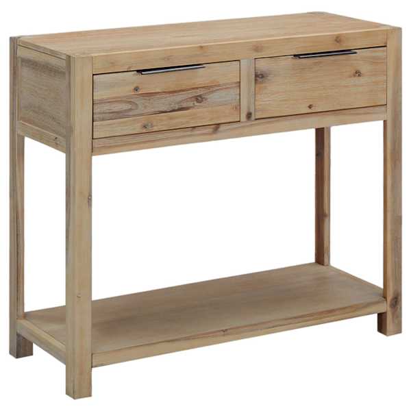 vidaXL konsoollaud 82 x 33 x 73 cm toekast akaatsiapuidust