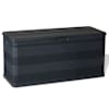 vidaXL aia hoiukast, must, 117 x 45 x 56 cm