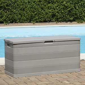 Zahradní úložný box šedý 117 x 45 x 56 cm - obrázek 5
