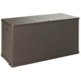 vidaXL Opslagbox voor in de tuin 420 L bruin