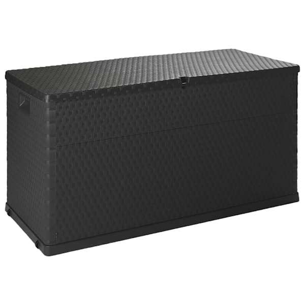 vidaXL aia hoiukast, antratsiit, 120 x 56 x 63 cm PP rotang