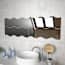  vidaXL 4 db hullám alakú falitükör 60 x 18,5 cm termék 2. képe