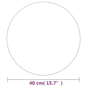 Nástěnné zrcadlo 40 cm kulaté sklo - obrázek 7