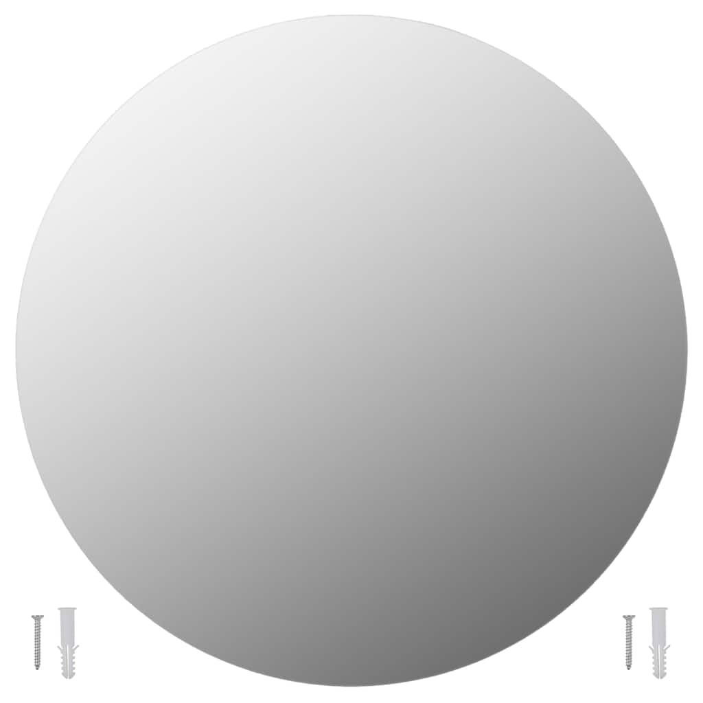 

vidaXL Wall Mirror 23.6" Round Glass