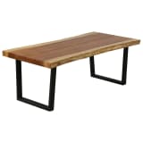 vidaXL Couchtisch Suar-Holz Massiv 102 x 56 x 41 cm