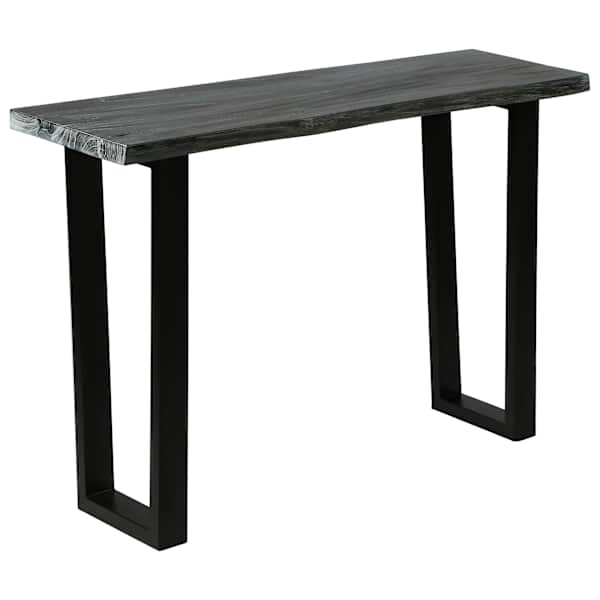 vidaXL konsoollaud, sirelmeelia puidust, 110 x 35 x 75 cm, hall