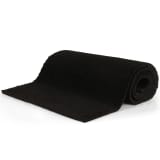 vidaXL Covor intrare, fibră nucă cocos 24 mm, 100x150 cm Negru