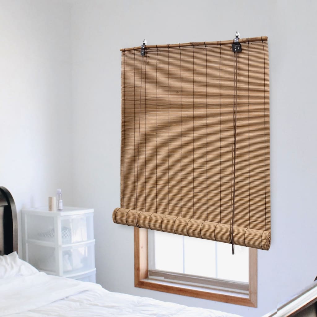 vidaXL rullegardin 100x220 cm bambus brun