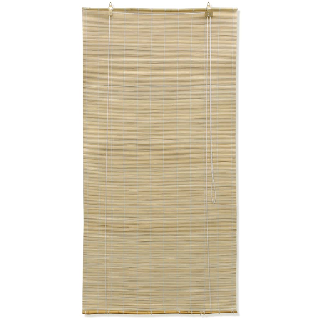 vidaXL Jaluzea tip rulou, natural, 140x220 cm, bambus