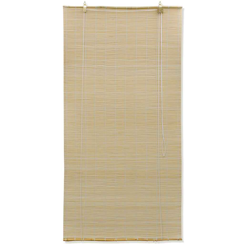 vidaXL Rullaverho bambu 140x220 cm luonnollinen