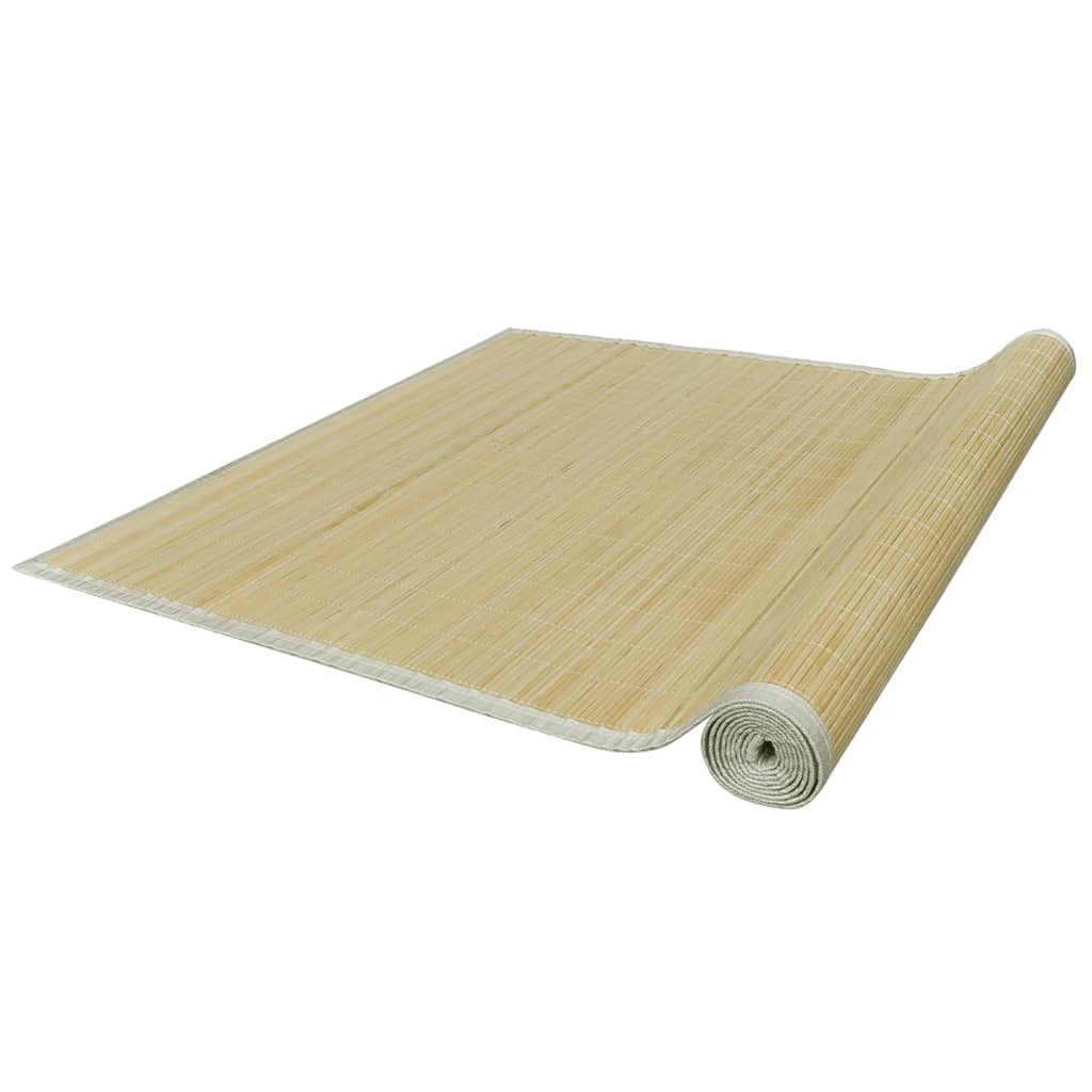 Bambusový koberec 160 x 230 cm přírodní