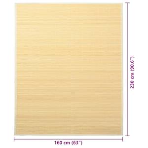 Koberec bambus 160 x 230 cm přírodní - obrázek 7