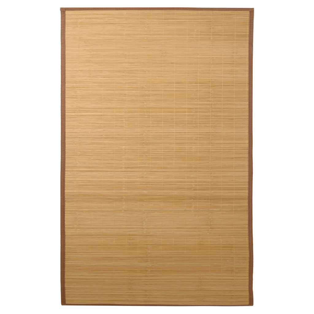 vidaXL Koberec bambus 100 x 160 cm hnědý