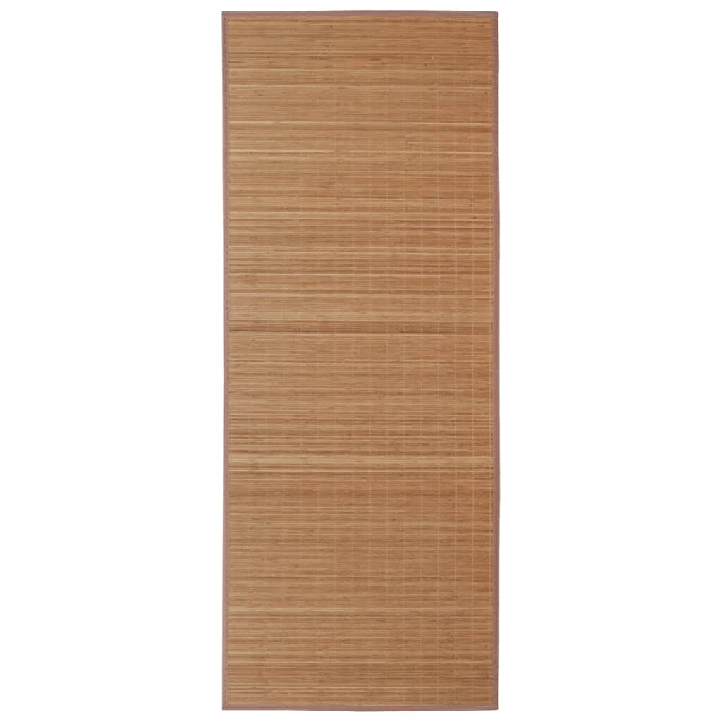 Bambusový koberec 160 x 230 cm hnědý