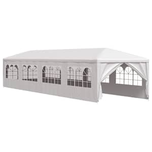 Zahradní party stan 3x12 m bílý - obrázek 2
