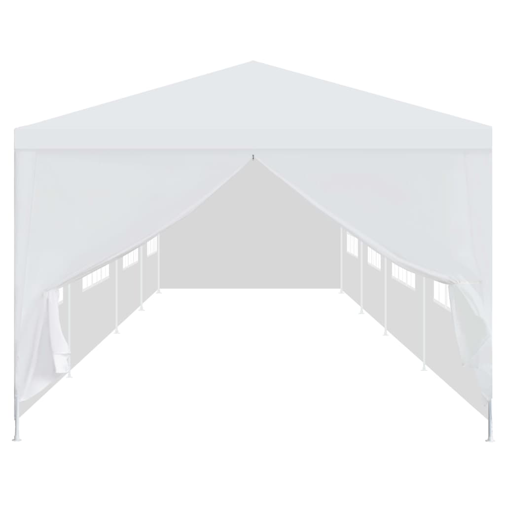 Pavilion de grădină 3 x 12 m, alb