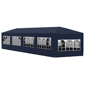 Zahradní party stan 3x12 m modrý - obrázek 6