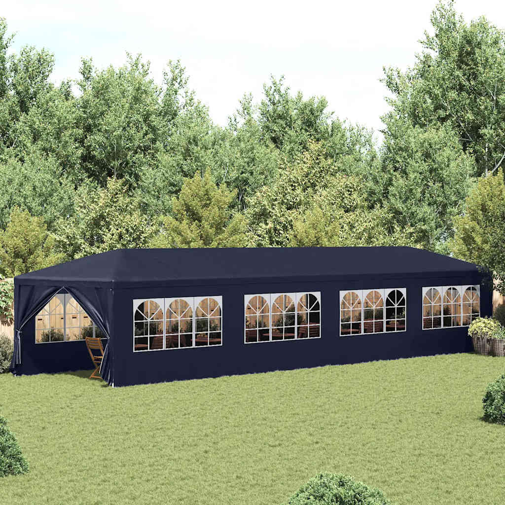 Градинска шатра, 3x12 м, синя