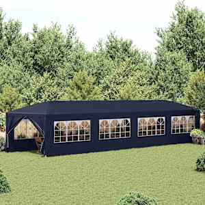 Zahradní party stan 3x12 m modrý - obrázek 1