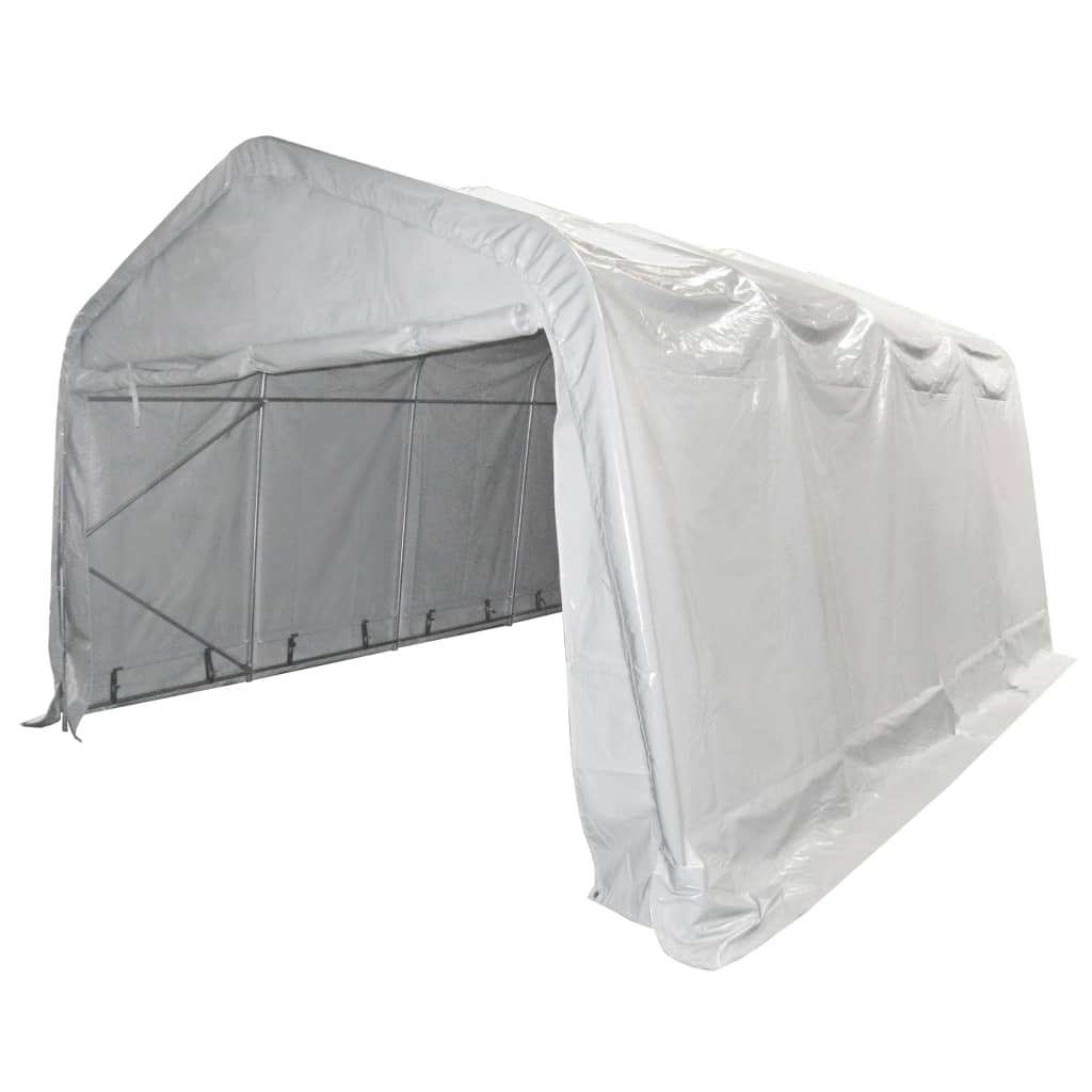 

vidaXL Opslagtent 550 g/m² 4x8 m PVC wit