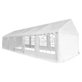vidaXL Tenda de jardim PVC 5x10 m branco