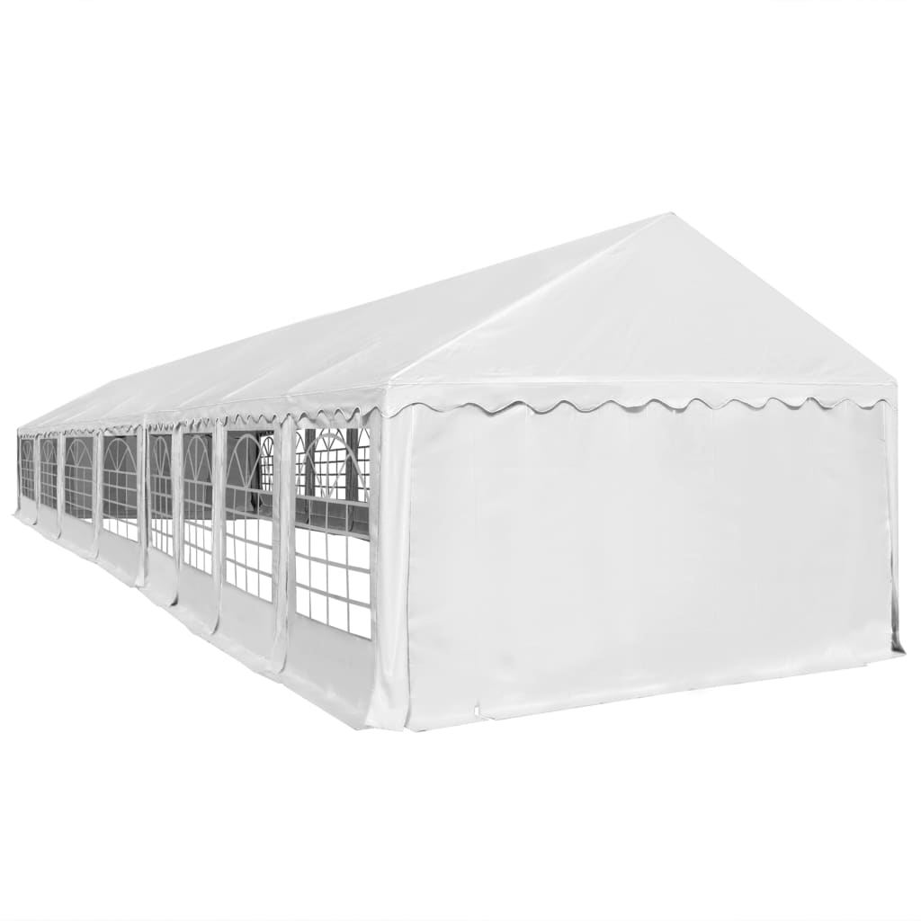 

vidaXL Tuinpaviljoen 6x16 m PVC wit