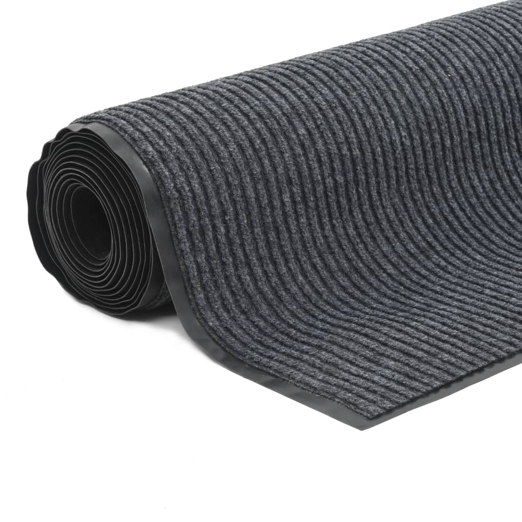 vidaXL Protišmyková rolovacia rohožka s vinylovou podložkou 1,2x10 m sivá