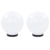 vidaXL LED-lambid, 2 tk, kera, 20 cm, PMMA