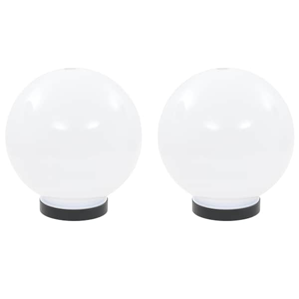 vidaXL LED-lambid, 2 tk, kera, 20 cm, PMMA