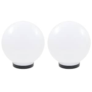 vidaXL LED-lambid, 2 tk, kera, 25 cm, PMMA