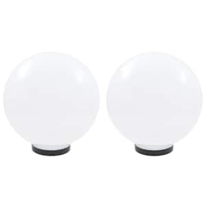 vidaXL LED-lambid, 2 tk, kera, 30 cm, PMMA