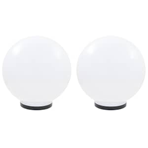 vidaXL LED-lambid, 2 tk, kera, 40 cm, PMMA