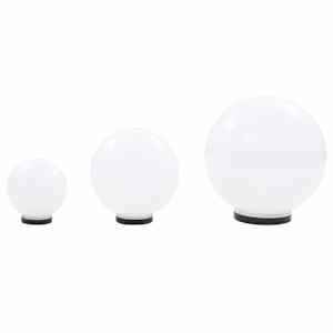 Kulovitá LED lampa sada 3 kusů koule 20/30/40 cm PMMA - obrázek 4