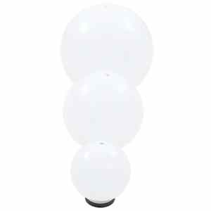 Kulovitá LED lampa sada 3 kusů koule 20/30/40 cm PMMA - obrázek 5