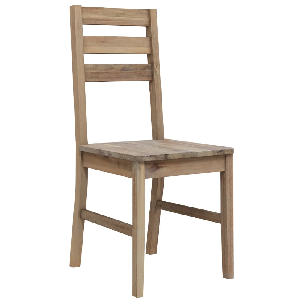 

vidaXL Eetkamerstoelen 4 st massief acaciahout