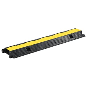 vidaXL kaablikaitse 1 kanaliga, kummist, 100 cm