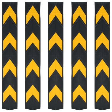 vidaXL Faixas de sinalização refletoras 5 pcs borracha 80 cm[1/5]