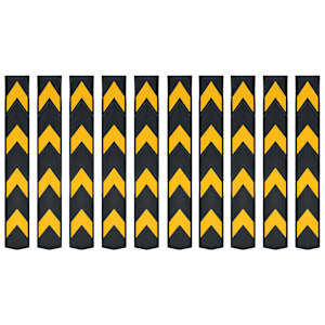 Odsevna zaščita za robove guma 10 kosov 80 cm