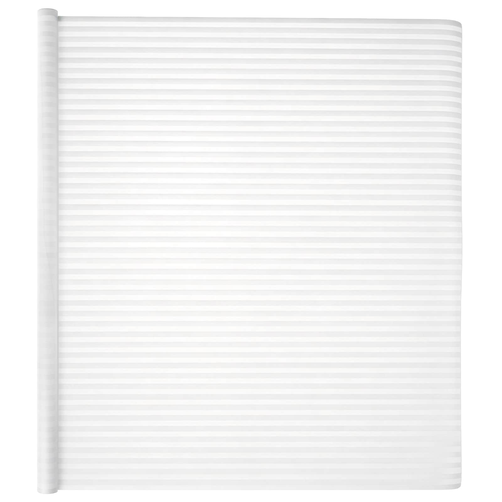 vidaXL Raamfolie strepenpatroon mat 0,9x10 m PVC wit, foto 4