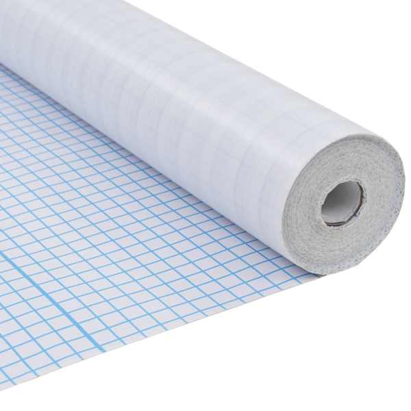 vidaXL aknakile, j&auml;&auml;tunud, triibud, 0,9 x 20 m, PVC