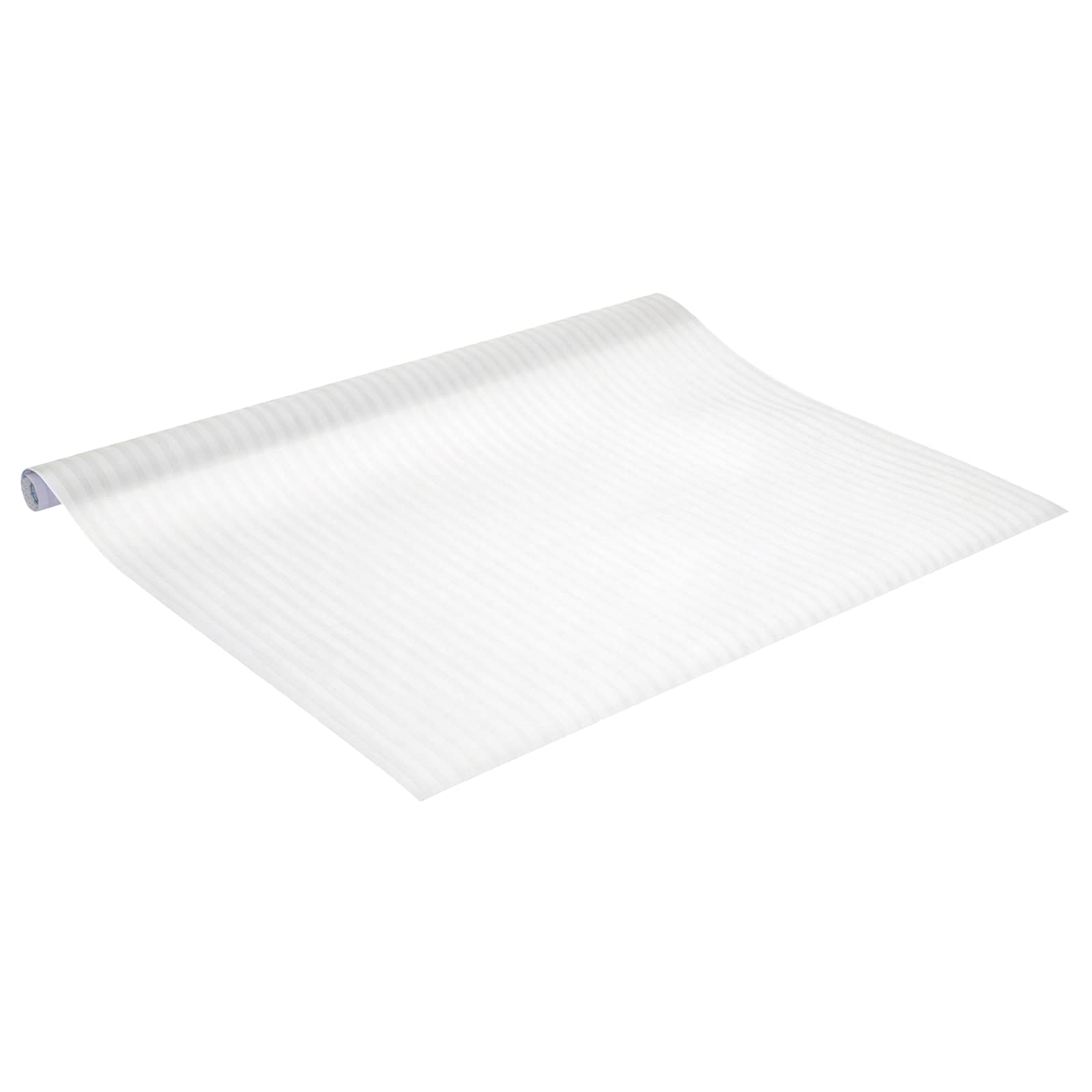vidaXL Okenná fólia matná dizajn s pruhmi 0,9x20 m PVC