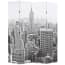  vidaXL fekete-fehér New York mintás paraván 160 x 170 cm termék 2. képe