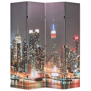 vidaXL kokkupandav sirm 160 x 170 cm, &ouml;ine New York