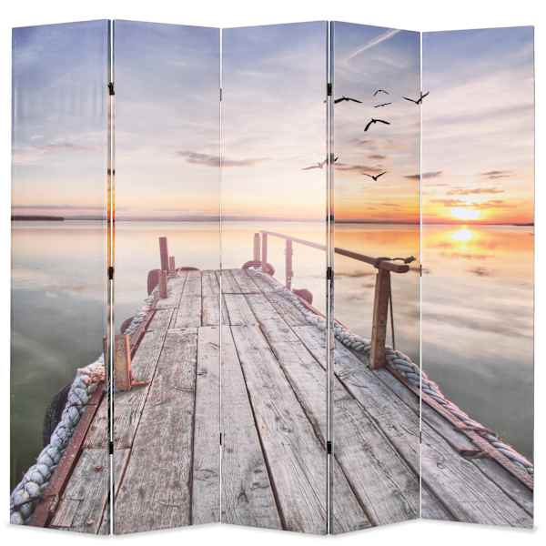 vidaXL kokkupandav sirm 200 x 170 cm, j&auml;rv