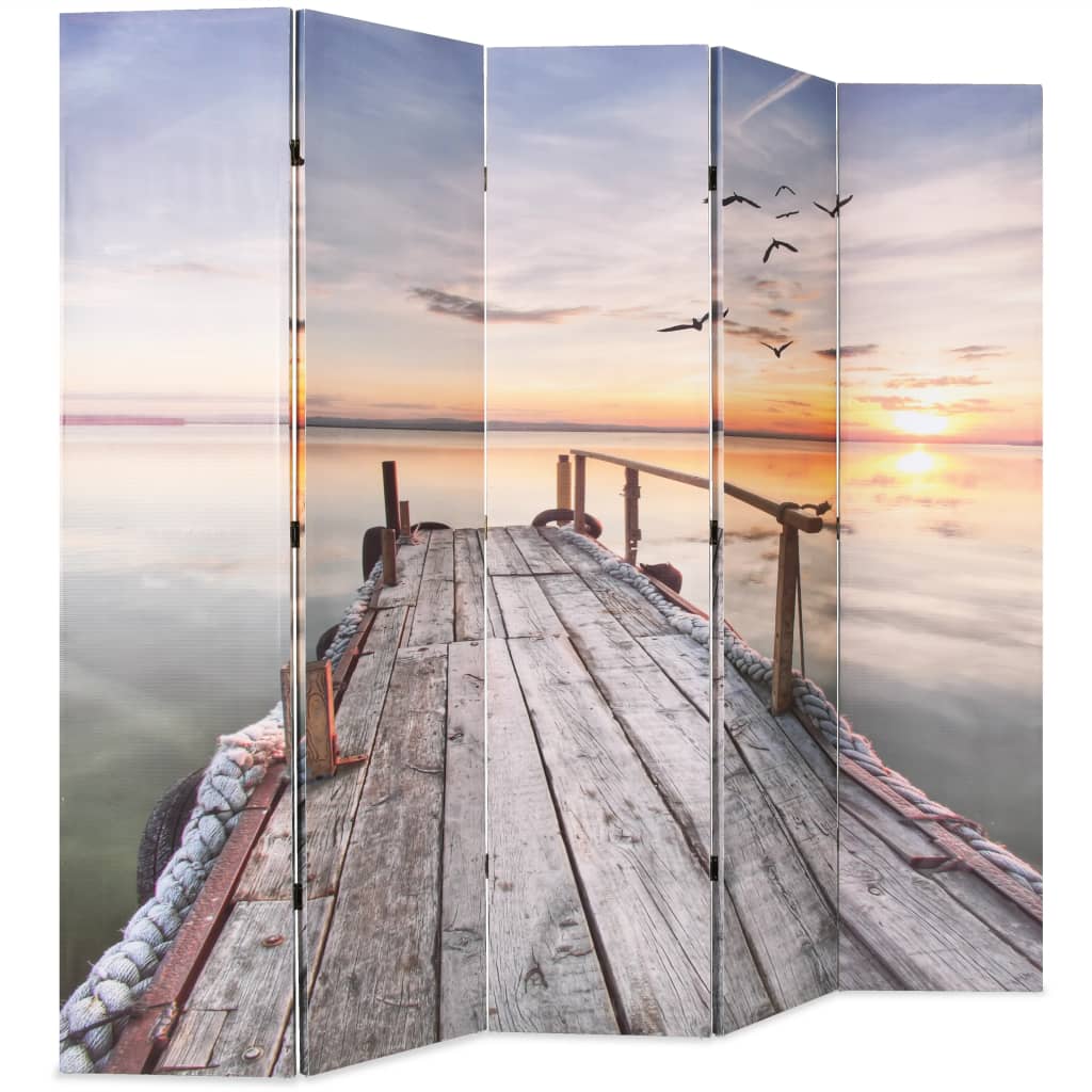 vidaXL tavas paraván 200 x 170 cm