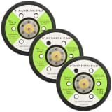 vidaXL Almohadillas de lijado con 6 orificios 3 unidades 15 cm