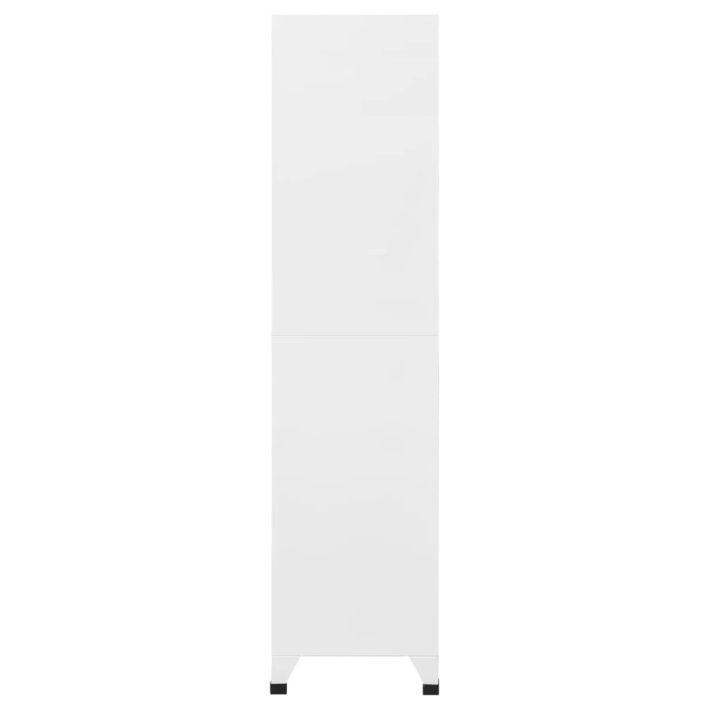  Oceľová šatňová skrinka s 18 priehradkami, 90x40x180 cm